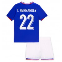 France Theo Hernandez #22 Replica Home Minikit Euro 2024 Short Sleeve (+ pants)